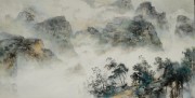 中国山水油画 印象风景油画 009