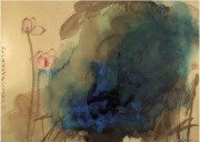 新中式油画 中国风水墨油画03219