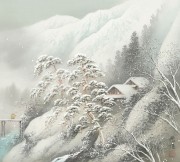 中国山水油画，风景油画 大芬村油画034