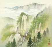 中国山水油画，风景油画 大芬村油画033
