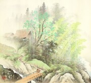 中国山水油画，风景油画 大芬村油画031