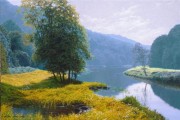 迈克尔詹姆斯史密斯油画  写实风景油画