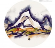 新中式油画  中国风抽象油画  大芬村油画8416