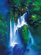 现代风景油画 中国山水油画 大芬村油画0324