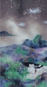 中国风格油画 风景油画 大芬村油画0641