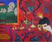 红色餐桌 亨利·马蒂斯 油画作品 Henri Matisse 013