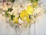 纯手绘唯美印象花卉油画 博比宝格丝加拿大画家Bobbie Burgers 057