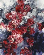 纯手绘唯美印象花卉油画 博比宝格丝加拿大画家Bobbie Burgers 059