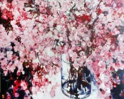 纯手绘唯美印象花卉油画 博比宝格丝加拿大画家Bobbie Burgers 070