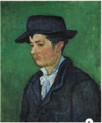 阿尔芒鲁林的肖像 文森特·梵高1888    油画 大芬村