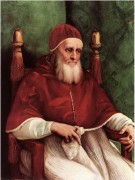 《教皇朱利欧二世》 拉斐尔 大芬村油画临摹