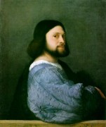 阿里奥斯托的肖像 提香 Tiziano Vecellio 大芬村油画