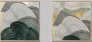 两联装饰画 大芬村油画 现代抽象