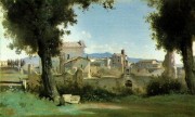 罗马法尔内塞花园的景色 卡米尔·柯罗（Camille Corot）