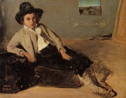 意大利农民男孩 卡米尔·柯罗（Camille Corot）