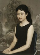 靳尚谊《青年女歌手》74×54cm 1984 布面油画 中央美术学院美术馆藏