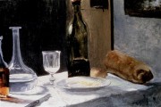 静物与瓶 克劳德·莫奈 油画作品