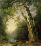 卡茨基尔卡茨基尔（Catskills），1859年（布面油画），阿舍·布朗·杜兰德 风景油画