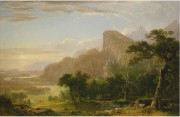 《 Thanatopsis的风景》是Asher Brown Durand的绘画 风景油画