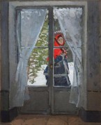 红海角（莫奈夫人） 克劳德·莫奈 油画