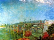 塞纳河大桥 文森特 - 梵高 世界名画临摹