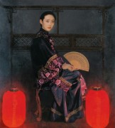 陈衍宁 红灯笼的中国女人 大芬村油画