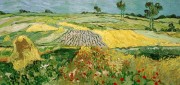 （奥维尔平原）麦田  文森特 - 梵高 1890 大芬油画