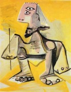 蹲着的人 巴勃罗毕加索 手绘油画