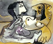 裸体男人和女人 巴勃罗毕加索 手绘油画