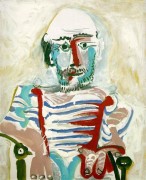 坐着的人（自画像） 巴勃罗毕加索 抽象油画