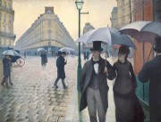 大芬油画 巴黎街，雨天 古斯塔夫·卡耶博特
