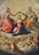 玛丽的加冕礼 亚琛的汉斯 手绘油画