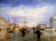 威廉米勒雕刻的威尼斯大运河 JMW特纳 大芬村油画