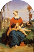 圣母婴孩耶稣和圣约翰 让-莱昂热罗姆 大芬村油画