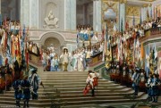 孔戴大帝在凡尔赛宫的招待会 -让-莱昂热罗姆 大芬村油画