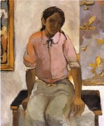 一个年轻的印第安人的肖像- 费尔南多波特罗 大芬村油画