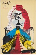 巴勃罗毕加索 (1881-1973) 胸围 抽象油画