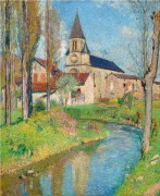 亨利·马丁 LABASTIDE-DU-VERT 教堂，约 1915 年 大芬村油画