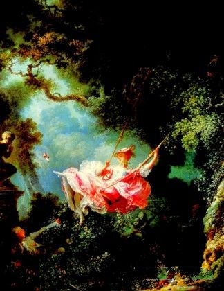 法国洛可可风格画家弗拉戈纳尔油画作品秋千欣赏