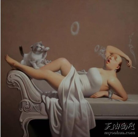 中国女性性裸油画图片